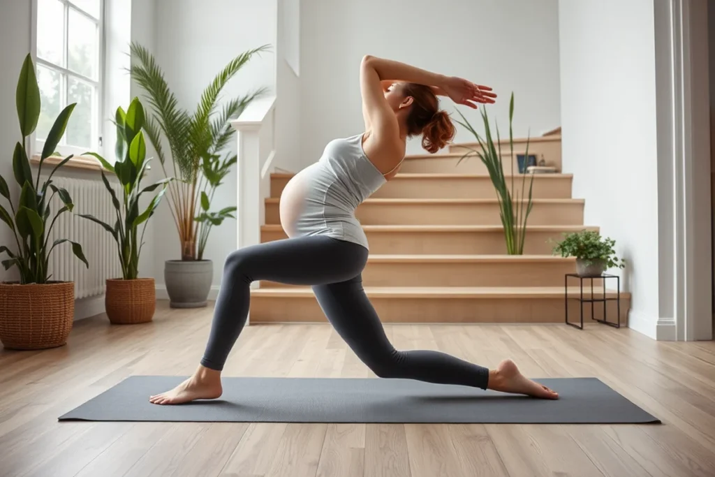 Climbing Stairs Slowly In First Trimester Pregnancy