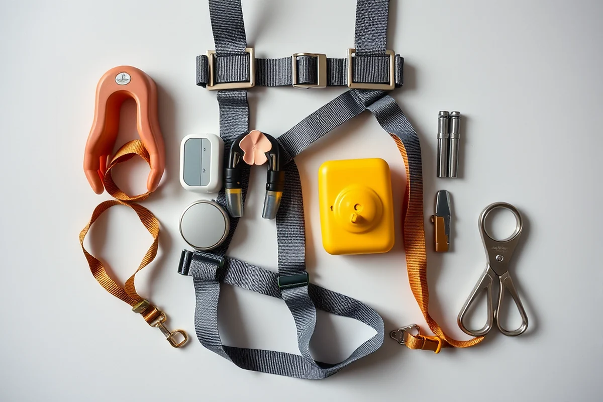 safety harness for ladder climbing — Safety Harness For Ladder Climbing (the finished result)
