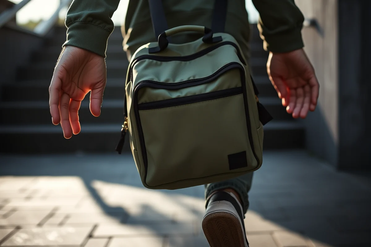 stair climbing bag — Stair Climbing Bag (step by step)