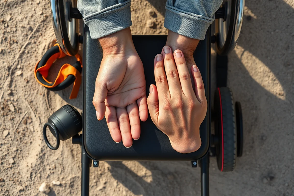 electric stair climbing wheelchair — Electric Stair Climbing Wheelchair (the finished result)