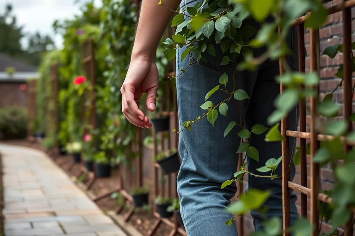 garden trellises for climbing plants — Garden Trellises For Climbing Plants (step by step)
