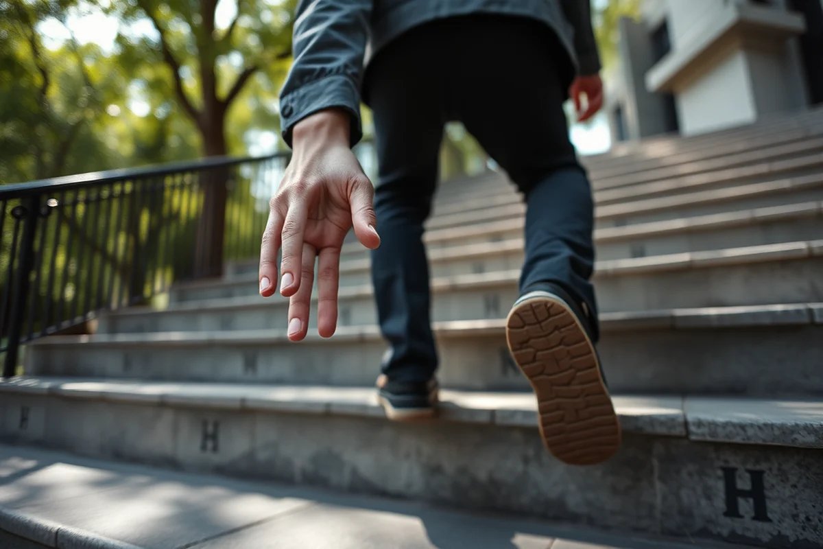 how to do stair climbing — How To Do Stair Climbing (step by step)