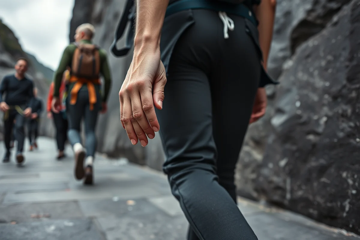 rock climbing gym — Rock Climbing Gym (step by step)