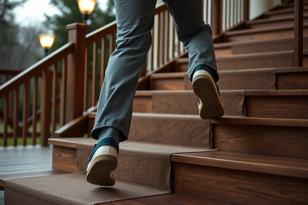 stair runners for wood stairs — Stair Runners For Wood Stairs (step by step)