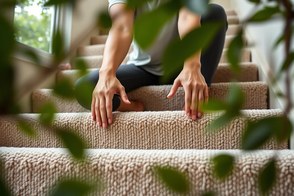 carpet stair treads — Carpet Stair Treads (step by step)